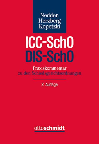 Praxiskommentar ICC-SchO / DIS-SchO Law