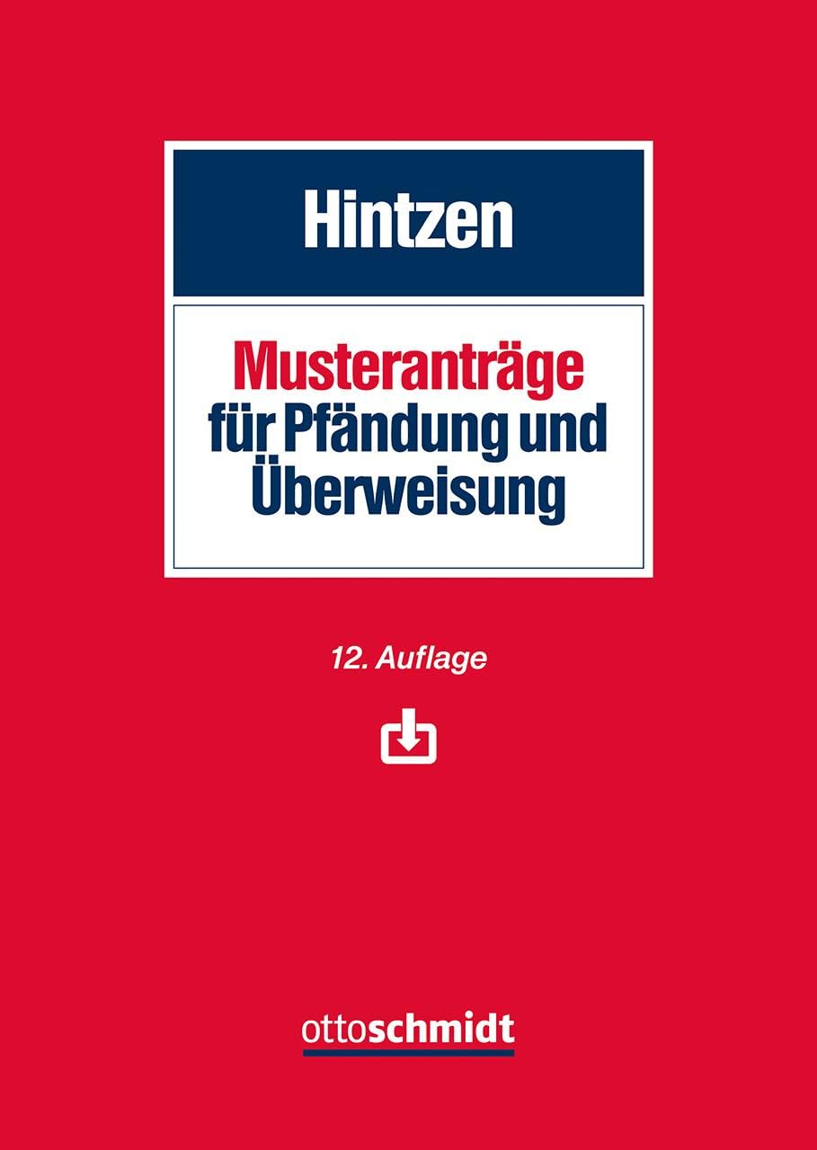 Musteranträge für Pfändung und Überweisung Law