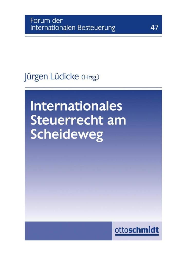 Internationales Steuerrecht am Scheideweg book
