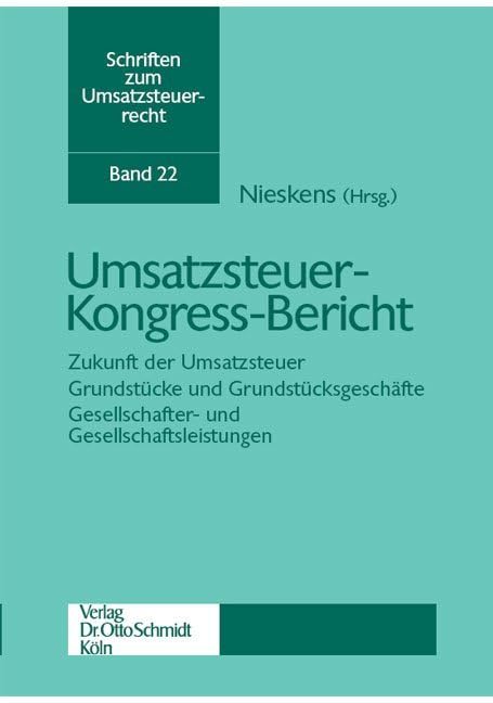 Umsatzsteuer-Kongress-Bericht Law