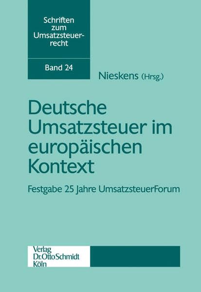 Deutsche Umsatzsteuer im europäischen Kontext Law