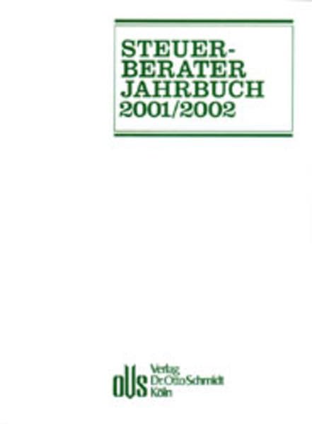 Steuerberater-Jahrbuch / Steuerberater-Jahrbuch: 2001/2002 Law