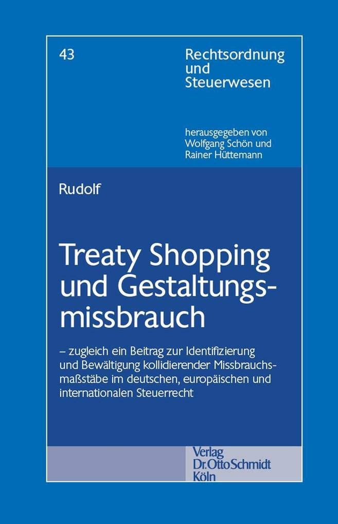 Treaty Shopping und Gestaltungsmissbrauch Law