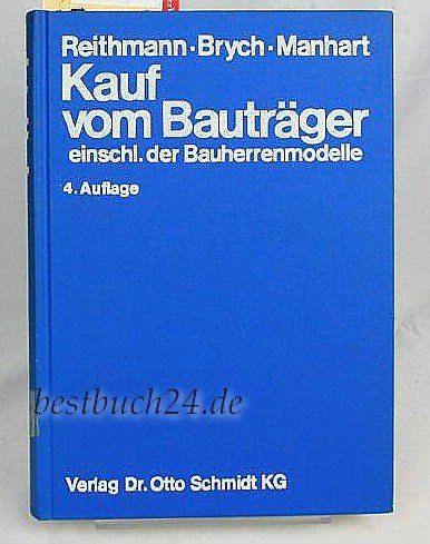 Kauf vom Bauträger einschliesslich der Bauherrenmodelle Books