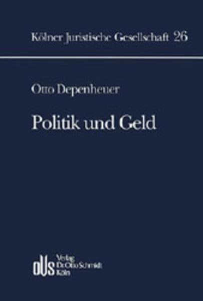 Politik und Geld book
