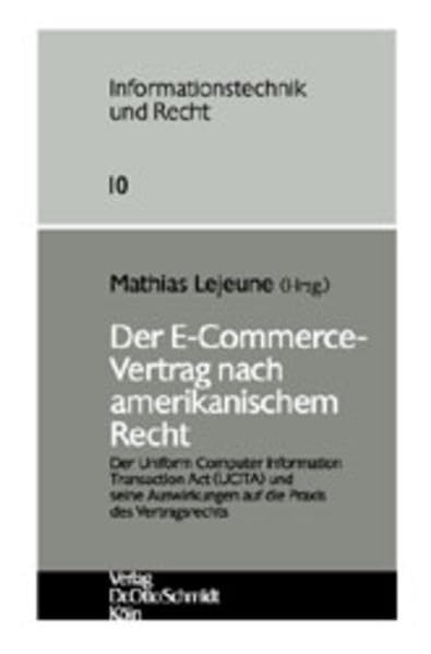 Der E-Commerce Vertrag nach amerikanischem Recht Law