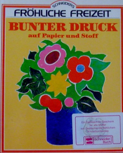Bunter Druck auf Papier und Stoff Film, Art & Culture