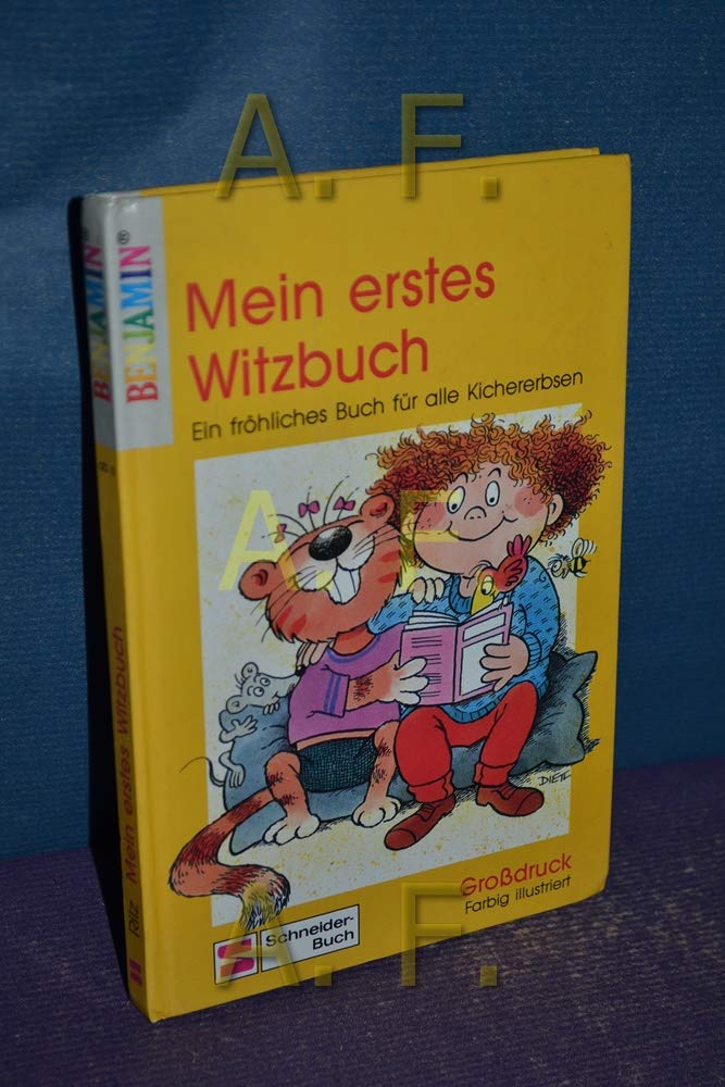 Mein erstes Witzbuch: Ein fröhliches Buch für alle Kichererbsen. Grossdruck (Benjamin) Tiptoi & Games