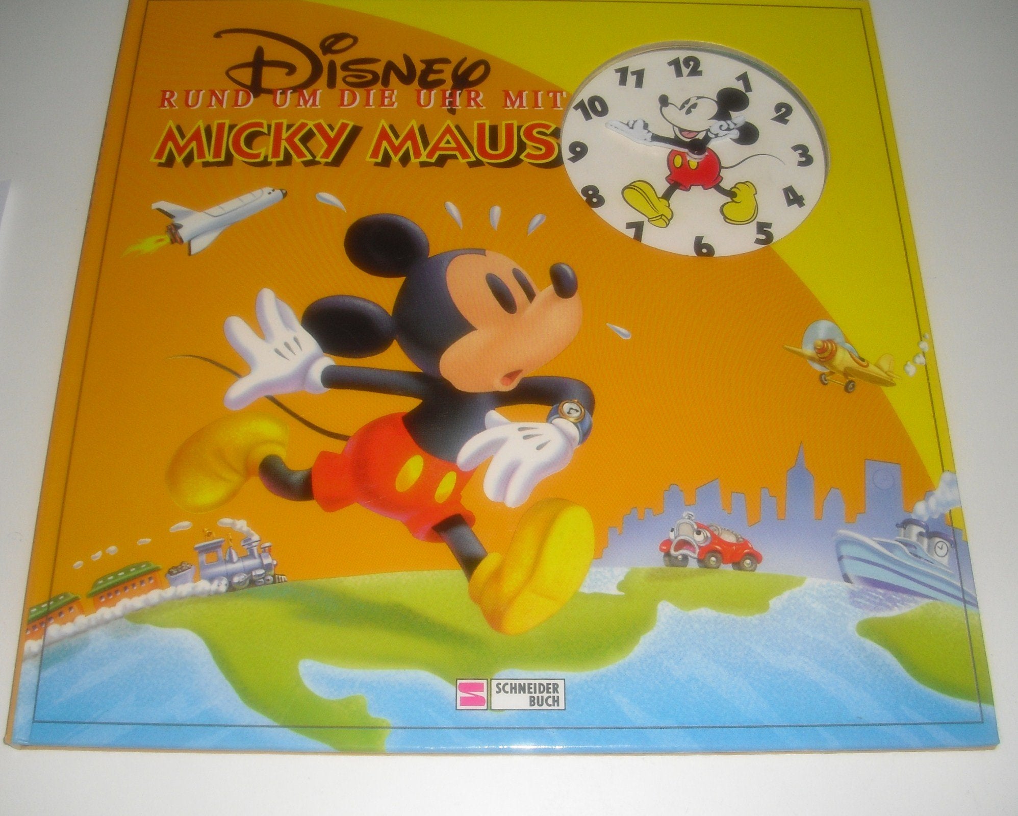 Rund um die Uhr mit Micky Maus: Mit Lernuhr Non-fiction