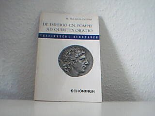 De imperio Cn. Pompei (sive de lege Manilia). Ad Quirites oratio. (Lernmaterialien) Books