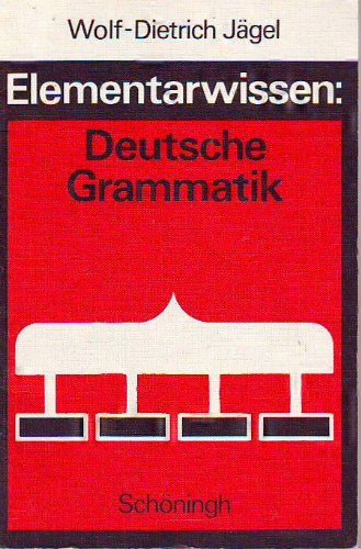 Elementarwissen: Deutsche Grammatik Books