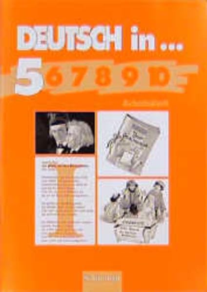 Deutsch in . . ., neue Rechtschreibung, 5. Schuljahr: Deutschbücher für das Gymnasium in Nordrhein-Westfalen / Arbeitsheft. RSR. (Deutsch in...: Deutschbücher für das Gymnasium in Nordrhein-Westfalen) Books