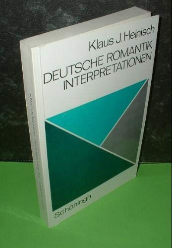Deutsche Romantik: Interpretationen (Wort - Werk - Gestalt: Eine Sammlung von Interpretationen und methodischen Schriften) Books
