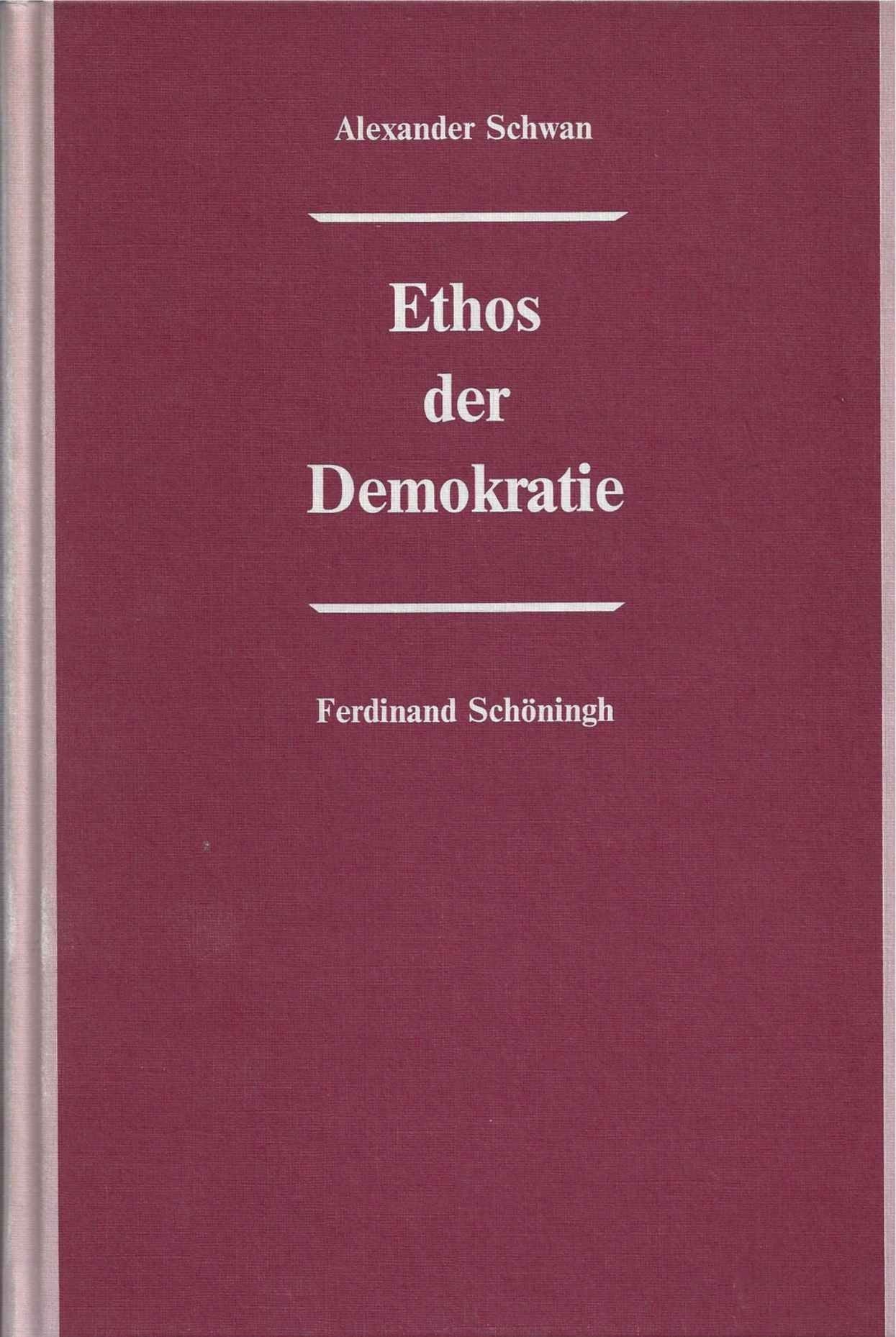 Ethos der Demokratie Law Books