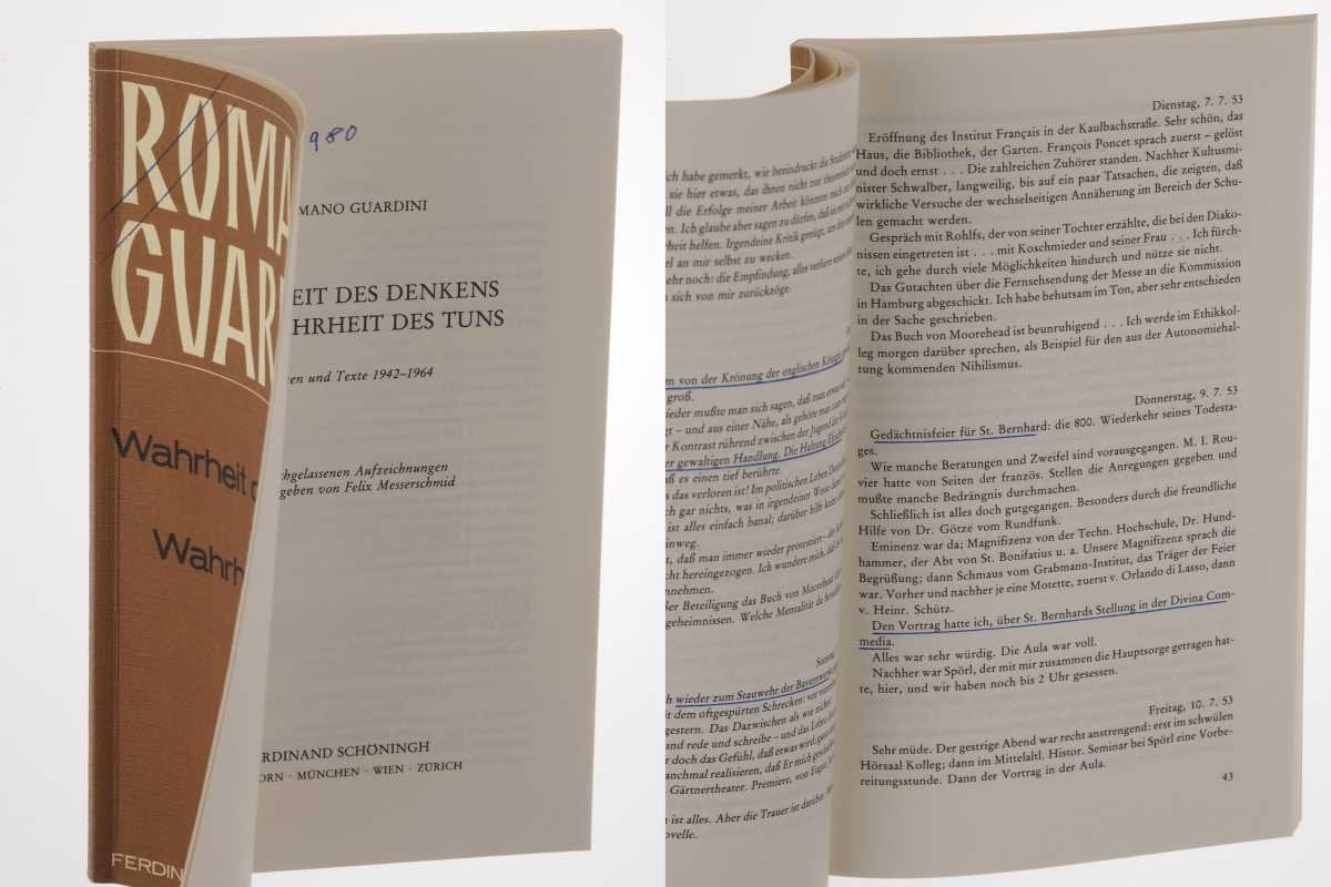 Wahrheit des Denkens und Wahrheit des Tuns: Notizen und Texte 1942 - 1964 Religion & Esotericism