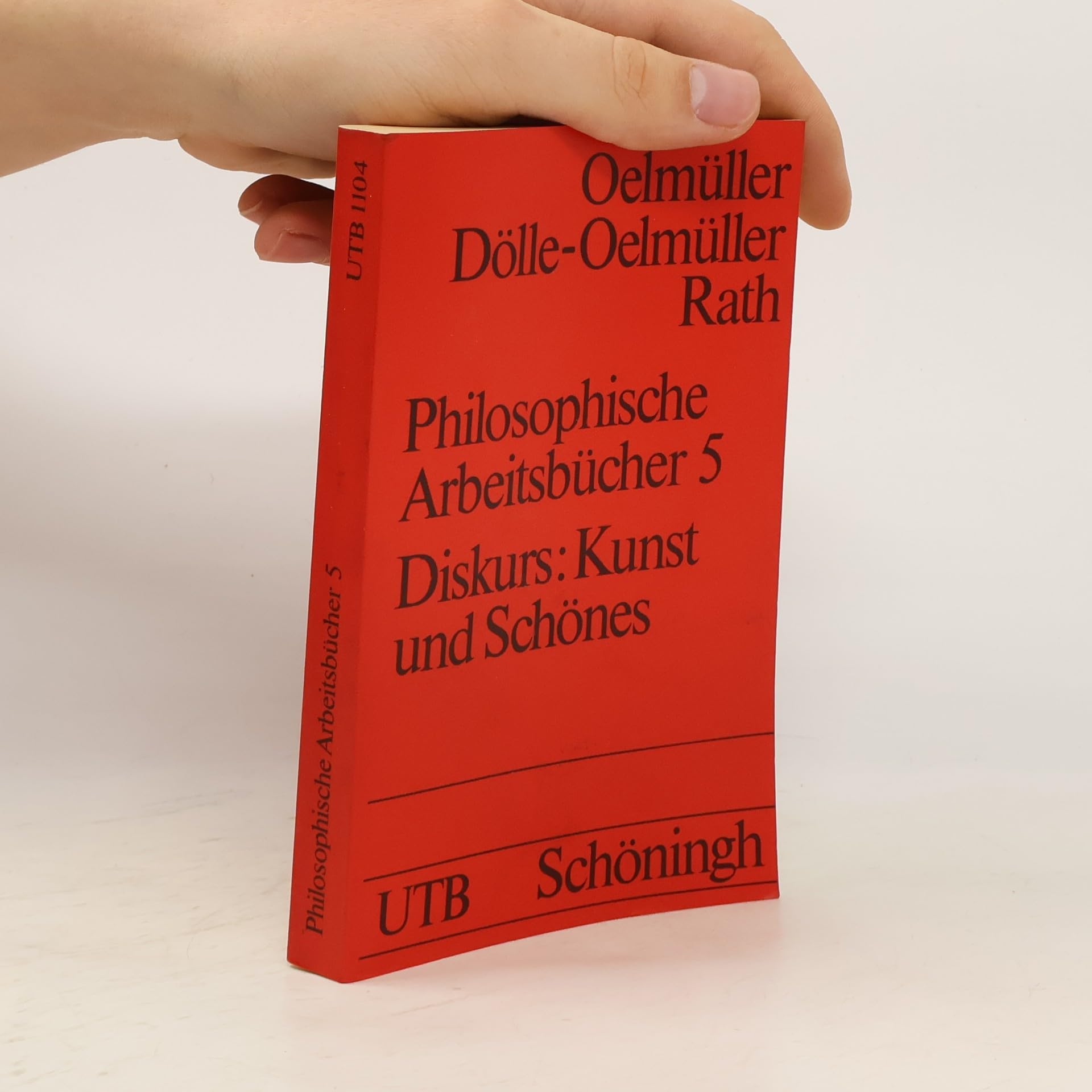 Philosophische Arbeitsbücher Bd. 5. Diskurs Kunst und Schönes Philosophy