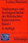 Verfassungs- und Sozialgeschichte des Römischen Kaiserreiches I. book