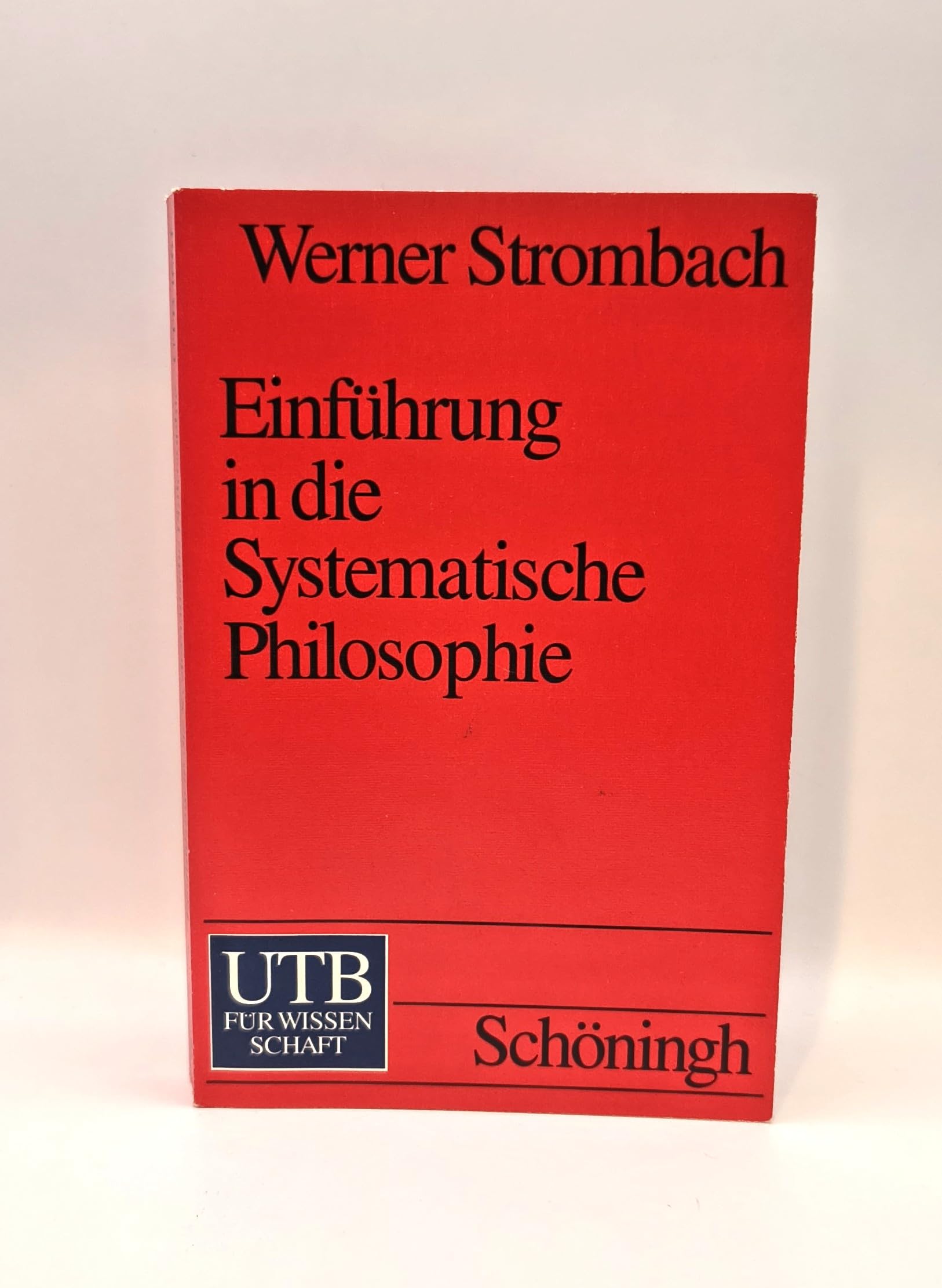 Einführung in die systematische Philosophie Books