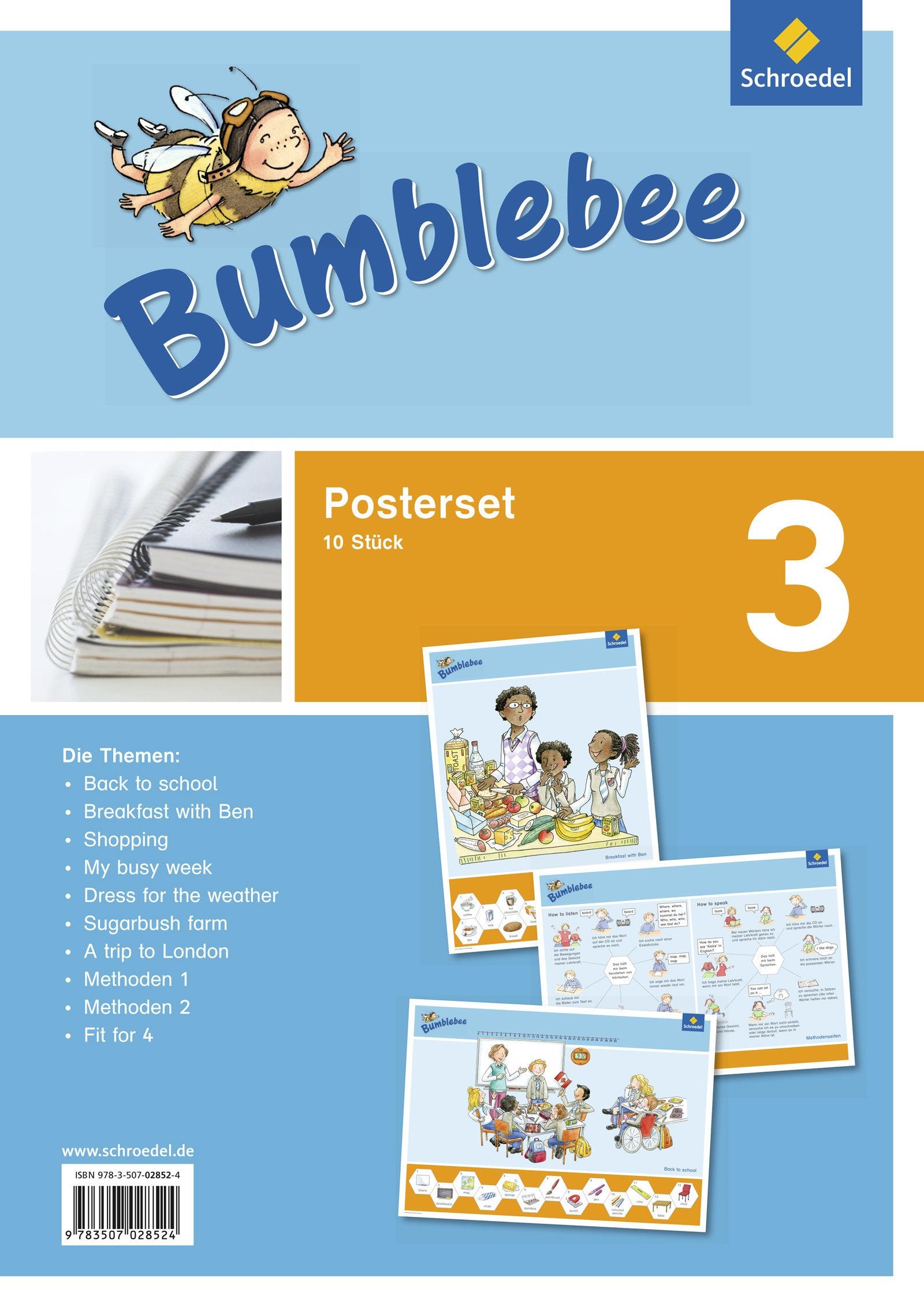 Bumblebee - Ausgabe 2015: Posterset 3 (Bumblebee 1 - 4: Ausgabe 2015 für das 1. - 4. Schuljahr) Foreign Languages ​​& Dictionaries