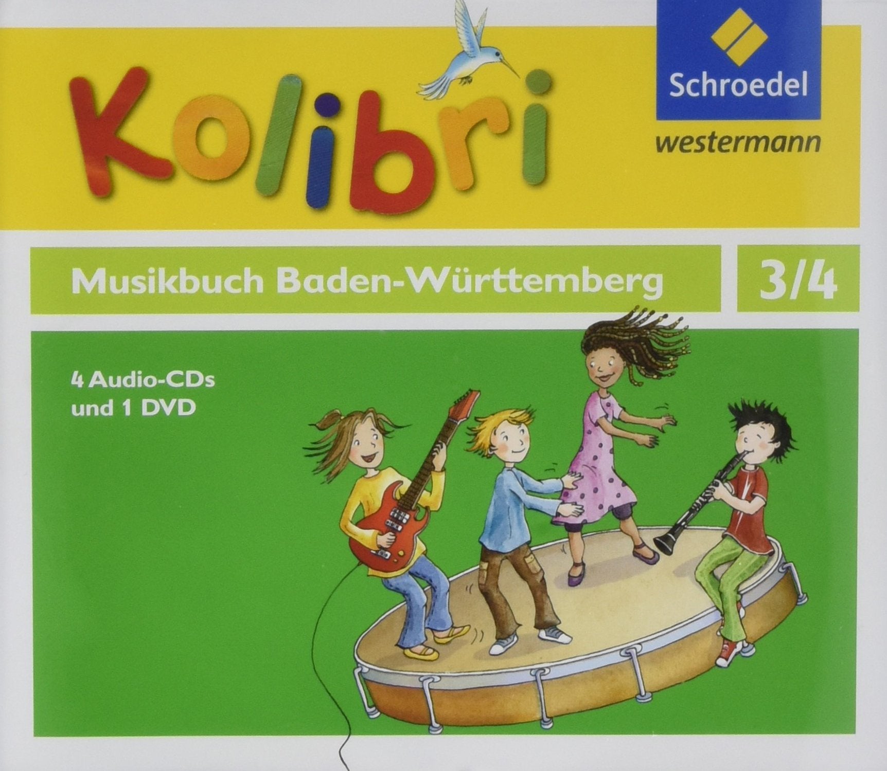 Kolibri. Das Musikbuch 3 / 4. Hörbeispiele und Tanz-DVD. Grundschulen. Baden-Württemberg: Ausgabe 2016 cd