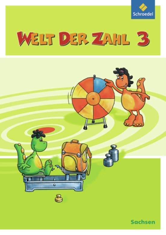 Welt der Zahl 3. Schulbuch. Sachsen Study Guides