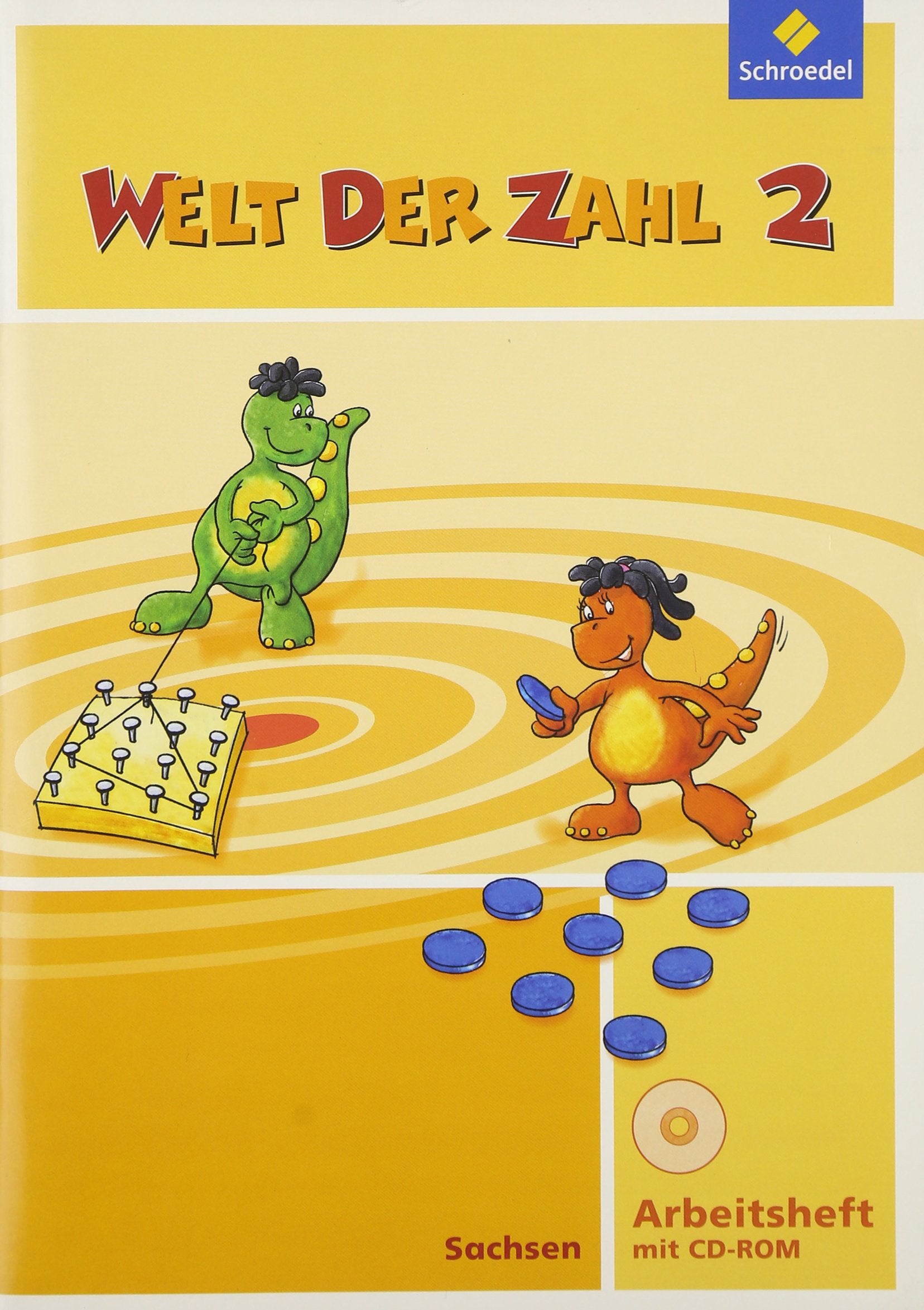 Welt der Zahl / Welt der Zahl - Ausgabe 2009 Sachsen: Ausgabe 2009 Sachsen / Arbeitsheft 2 mit CD-ROM Study Guides