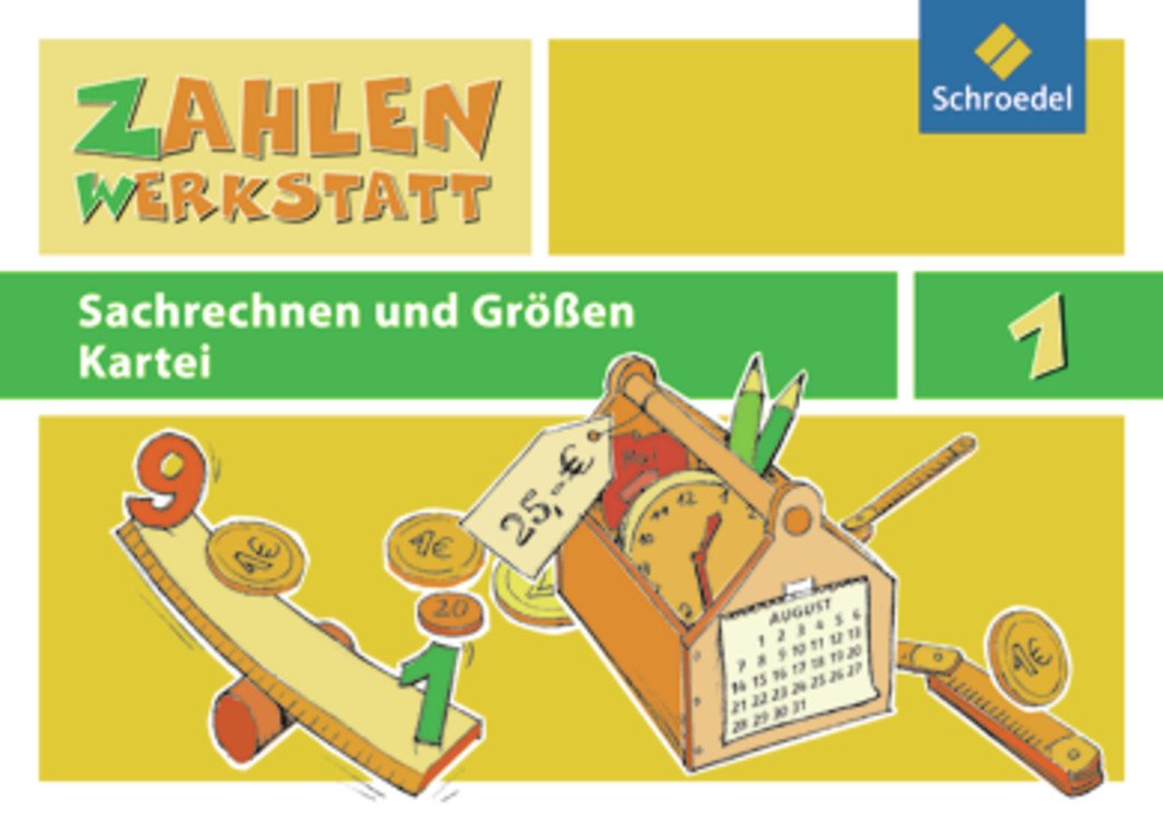 Zahlenwerkstatt: Sachrechnen und Größen: Karteikarten 1 (Zahlenwerkstatt: Materialsammlung Sachrechnen und Größen) Study Guides