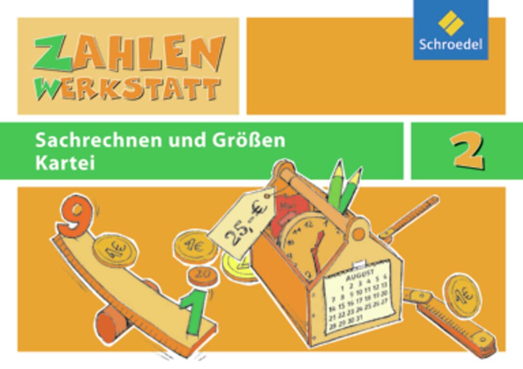 Zahlenwerkstatt: Sachrechnen und Größen: Karteikarten 2 (Zahlenwerkstatt: Materialsammlung Sachrechnen und Größen) Study Guides
