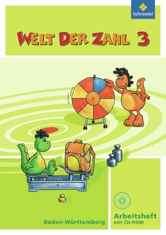 Welt der Zahl - Ausgabe 2010 für Baden-Württemberg: Arbeitsheft 3 mit CD-ROM Study Guides