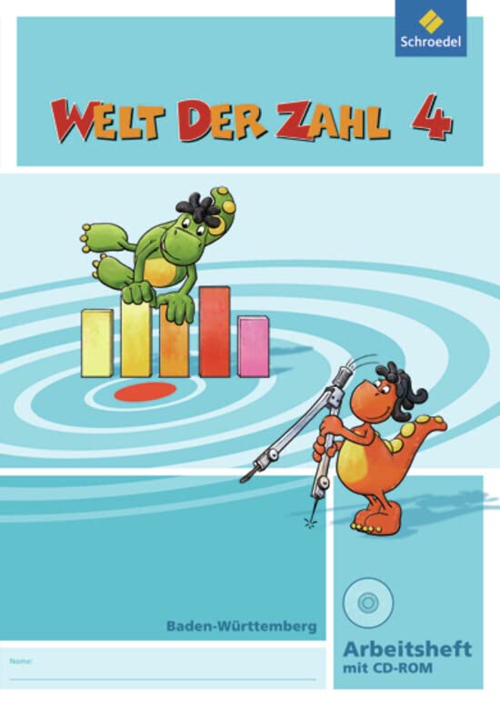Welt der Zahl - Ausgabe 2010 für Baden-Württemberg: Arbeitsheft 4 mit CD-ROM Study Guides