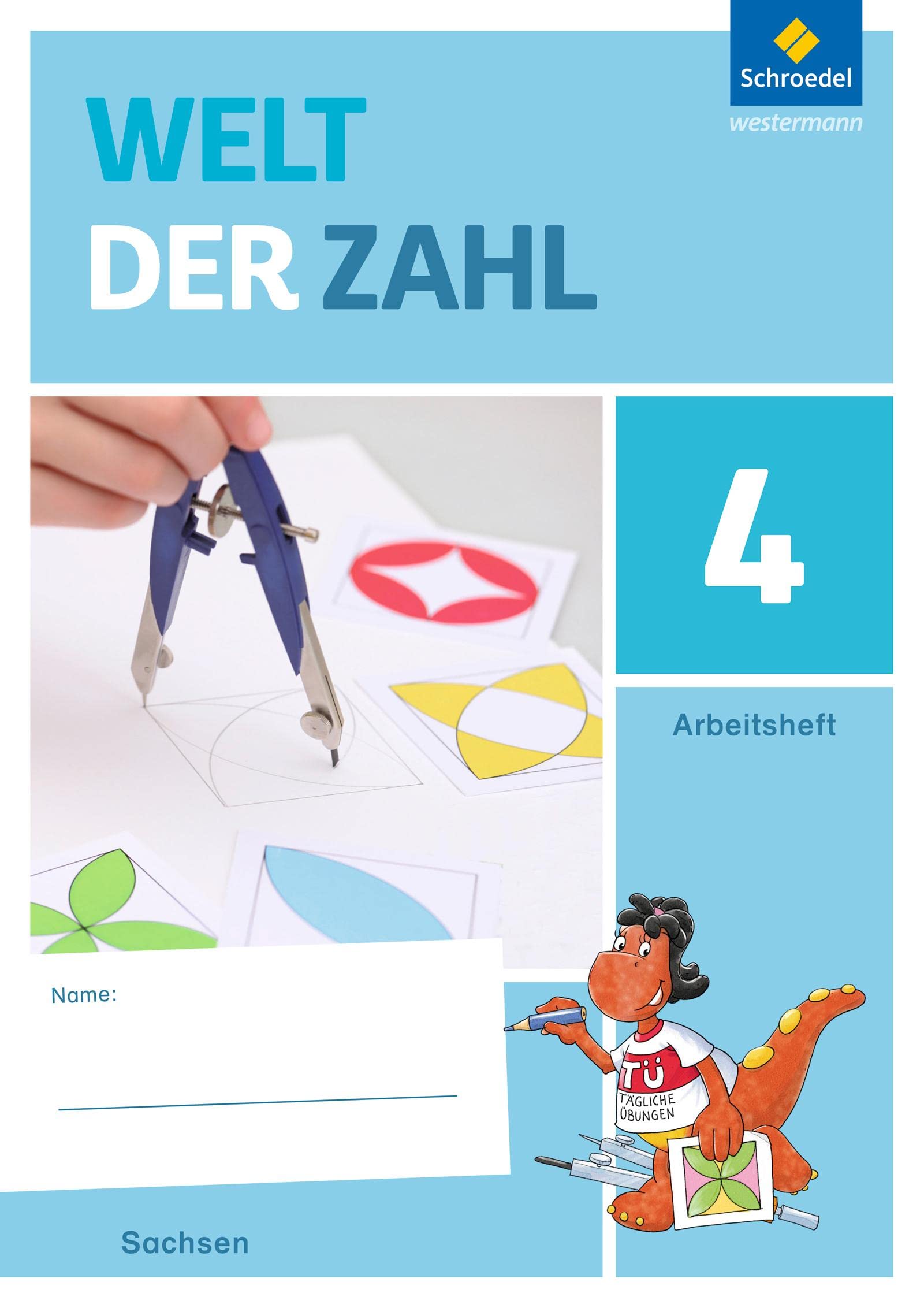 Welt der Zahl - Ausgabe 2016 Sachsen: Arbeitsheft 4 Study Guides