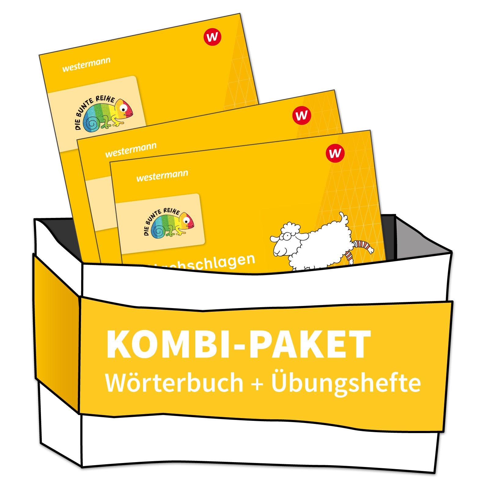 DIE BUNTE REIHE - Deutsch. Kombi-Paket Wörterbuch plus Übungshefte Study Guides