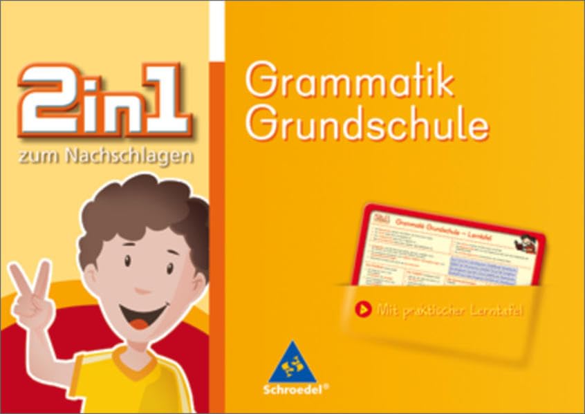 2in1 zum Nachschlagen - Grundschule: Grammatik Study Guides
