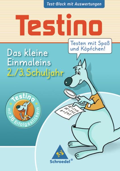 Testino - Testen mit Spaß und Köpfchen!: Einmaleins 2 / 3 Study Guides