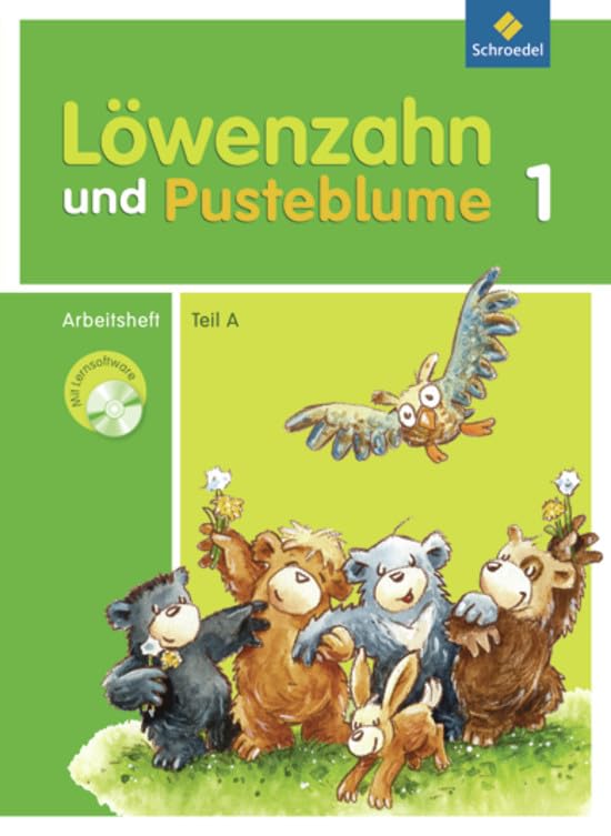 Löwenzahn und Pusteblume 1 A. Arbeitsheft mit CD-ROM Study Guides Books