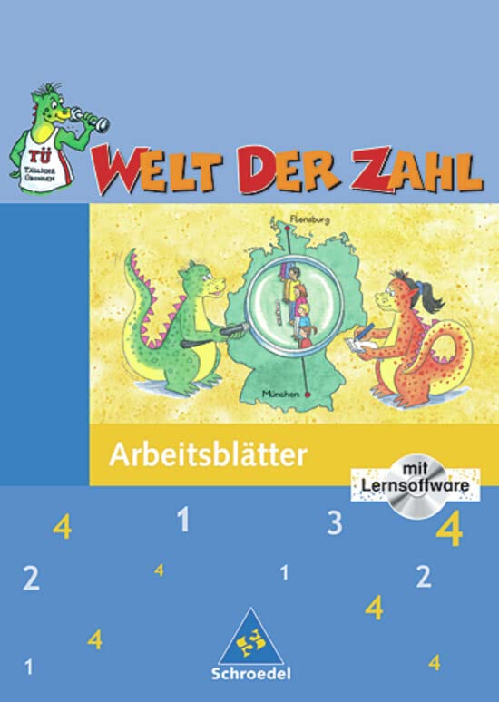 Welt der Zahl 4. Arbeitsheft mit CD-ROM. Berlin, Brandenburg, Mecklenburg,-Vorpommern Study Guides