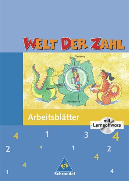 Welt der Zahl / Welt der Zahl - Ausgabe 2003 NRW: Ausgabe 2003 NRW / Arbeitsheft 4 mit CD-ROM Study Guides