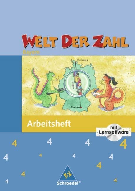 Welt der Zahl / Welt der Zahl - Ausgabe 2007 Bayern: Ausgabe 2007 Bayern / Arbeitsheft 4 mit CD-ROM Study Guides