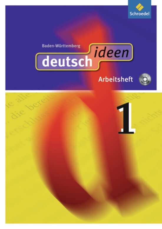 deutsch ideen SI - Ausgabe 2010 Baden-Württemberg: Arbeitsheft 1 (mit CD-ROM) Study Guides