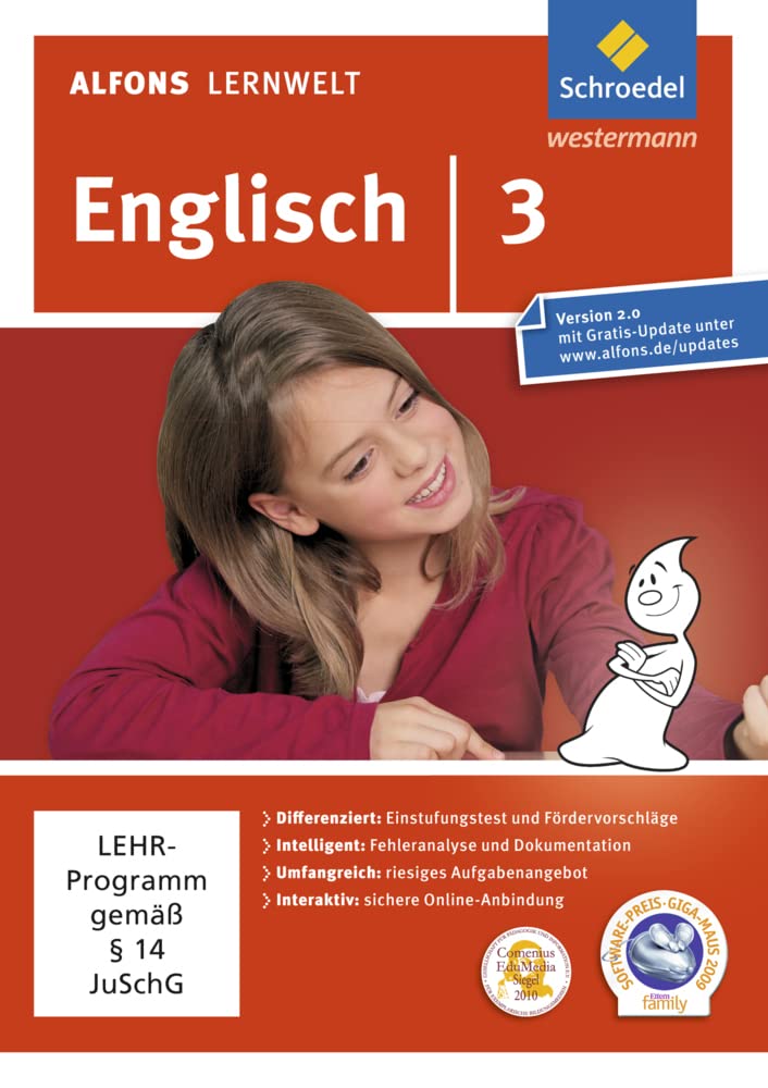 Alfons Lernwelt Lernsoftware Englisch - aktuelle Ausgabe Learning