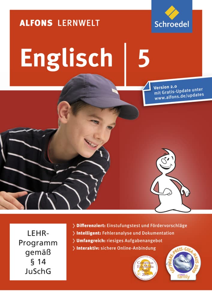 Alfons Lernwelt Lernsoftware Englisch - aktuelle Ausgabe Learning