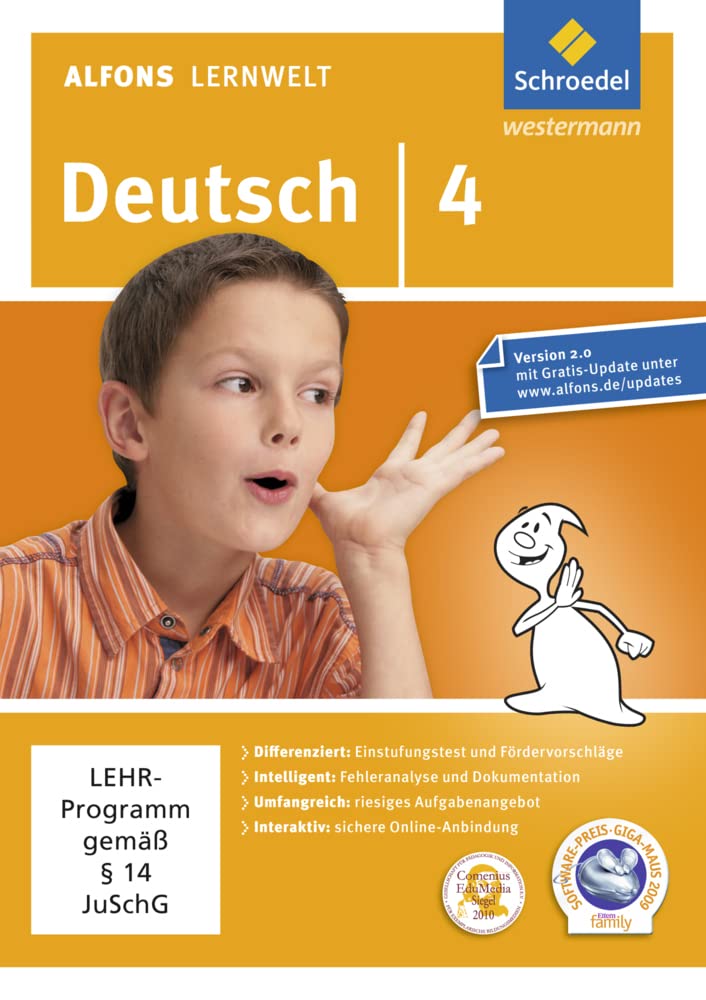Alfons Lernwelt Lernsoftware Deutsch - aktuelle Ausgabe Hobbies & Leisure