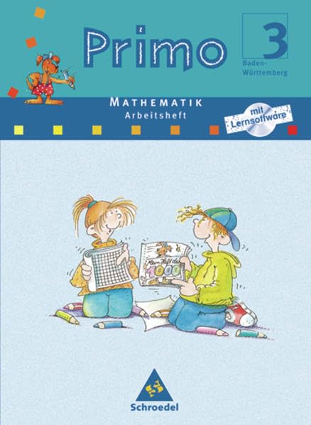 Primo.Mathematik / Primo.Mathematik - Ausgabe Baden-Württemberg: Ausgabe Baden-Württemberg / Arbeitsheft 3 mit CD-ROM Study Guides