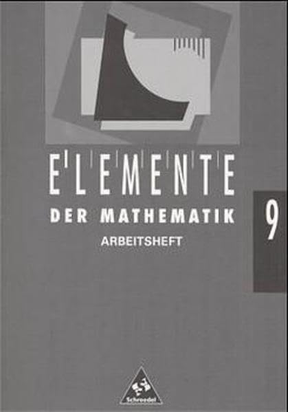 Elemente der Mathematik SI - Ausgabe 1993: Arbeitsheft 9: Arbeitshefte Ausgabe 1993 / Arbeitsheft 9 (Elemente der Mathematik SI: Arbeitshefte Ausgabe 1993) Study Guides