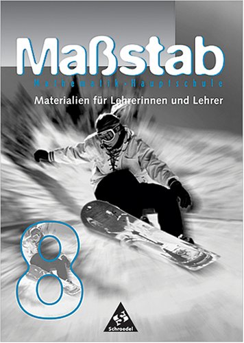 Maßstab 8 Mathematik Hauptschule Materialien für Lehrerinnen und Lehrer - Max Schröder, Bernd Wurl und Alexander Wynands Books