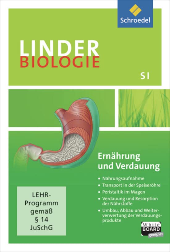LINDER Biologie SI: Ernährung und Verdauung: Einzelplatzlizenz: Lernsoftware / Einzelplatzlizenz (LINDER Biologie SI: Lernsoftware) Non-fiction