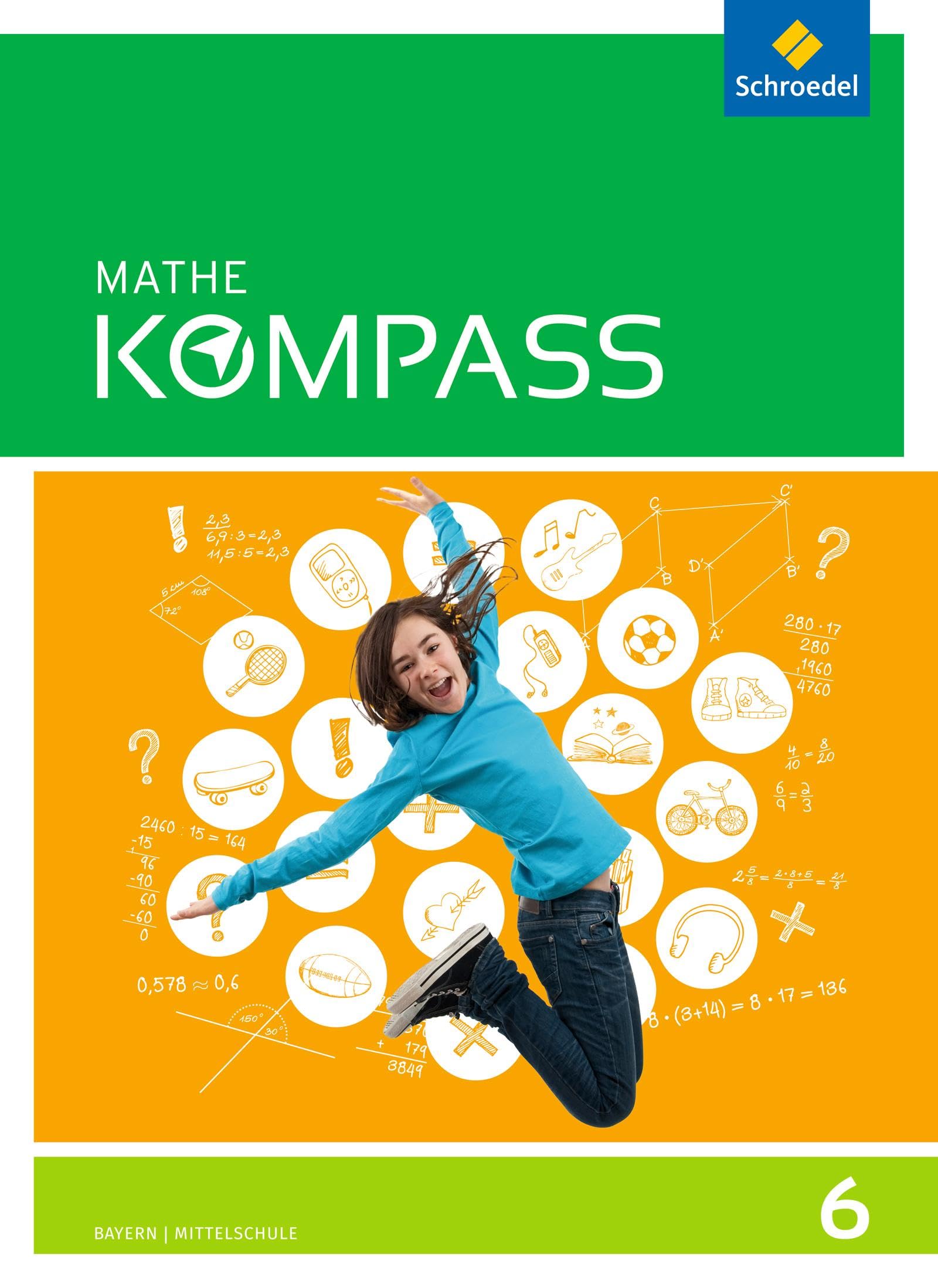 Product Image: Mathe Kompass 6. Schulbuch. Bayern