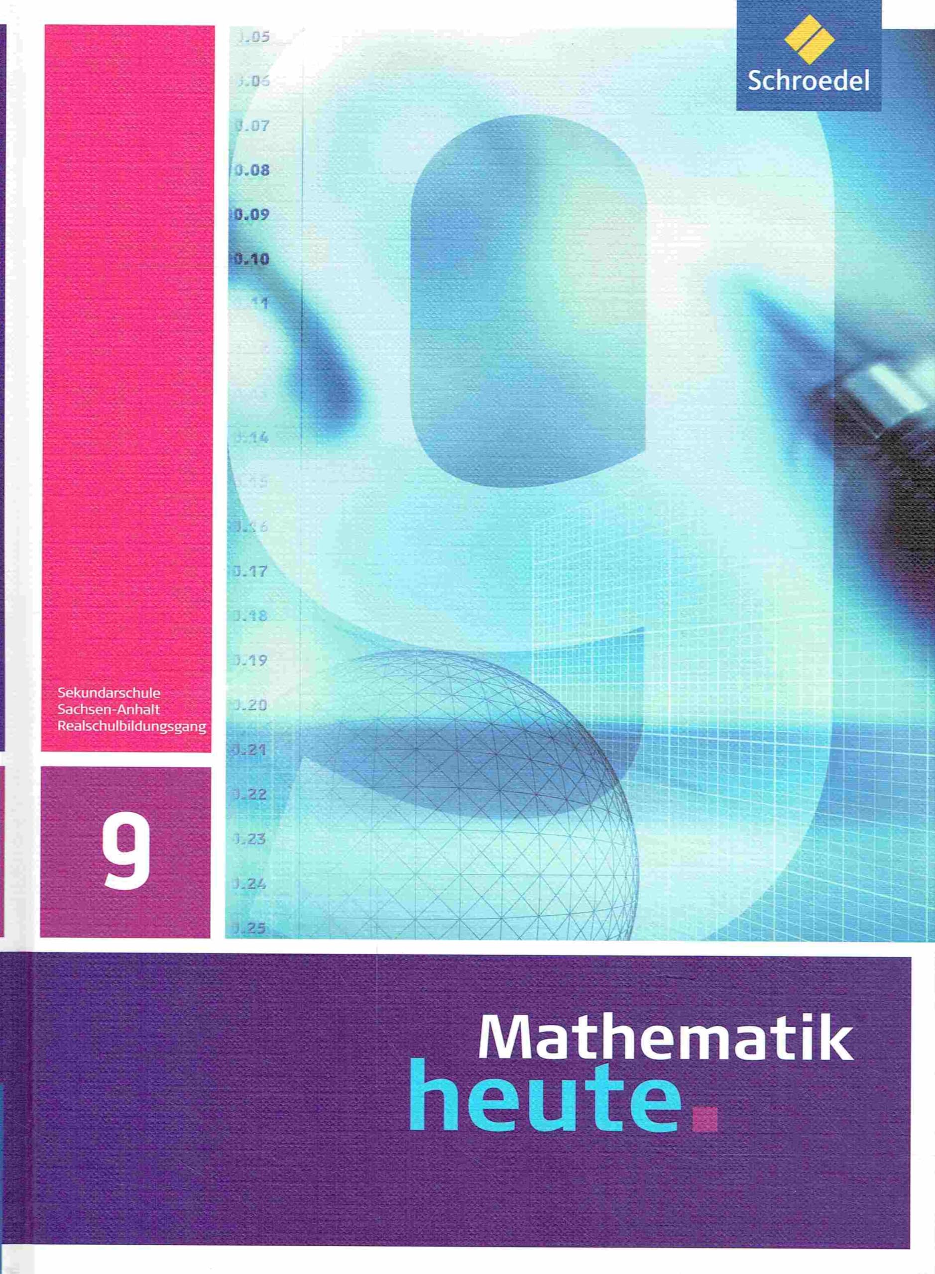 Mathematik heute / Mathematik heute - Ausgabe 2009 für Sachsen-Anhalt: Ausgabe 2009 für Sachsen-Anhalt / Schülerband 9 Realschule Study Guides