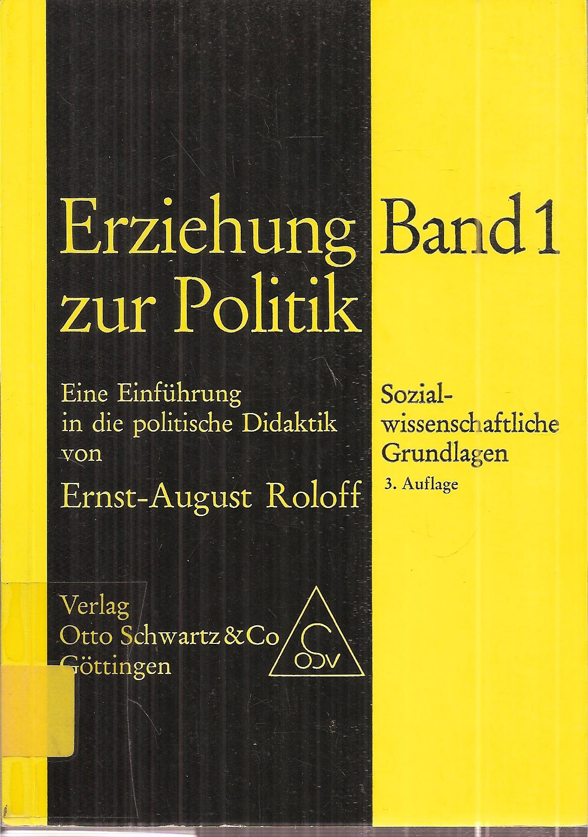 Erziehung zur Politik Band 1 Books
