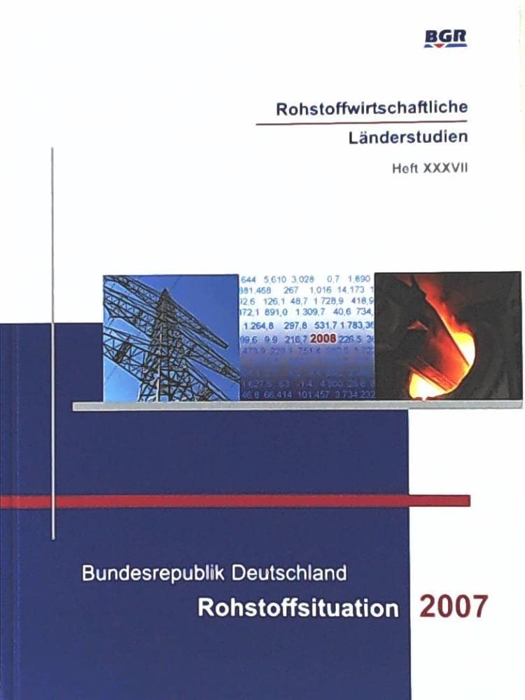 Bundesrepublik Deutschland Rohstoffsituation 2007: Hrsg.: Bundesanstalt für Geowissenschaften und Rohstoffe, Hannover Business & Technology